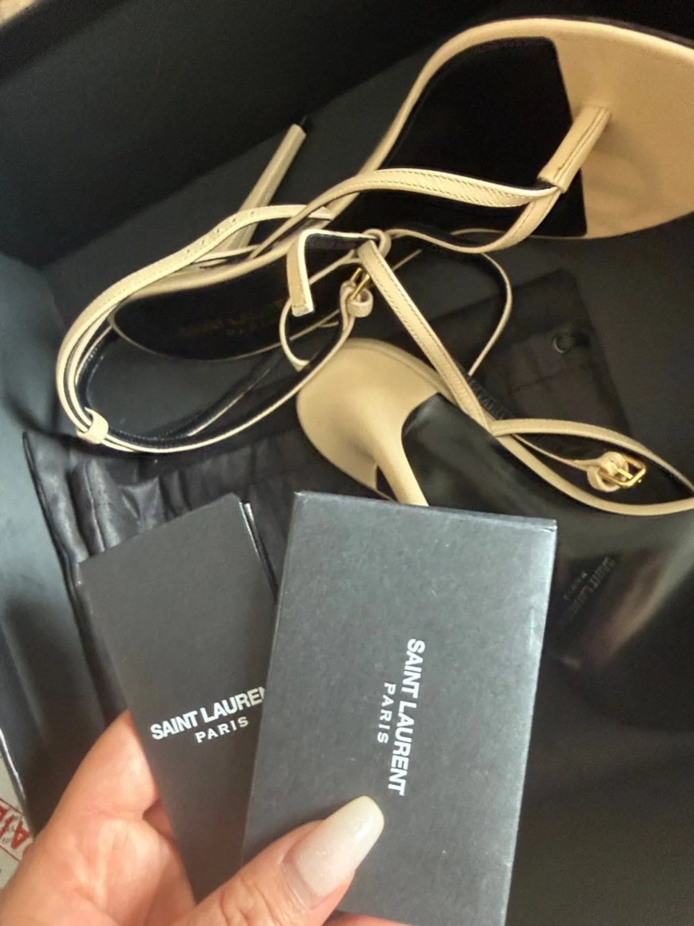 Saint Laurent Nadja Sandals 37 new in box - Picture 5 of 8